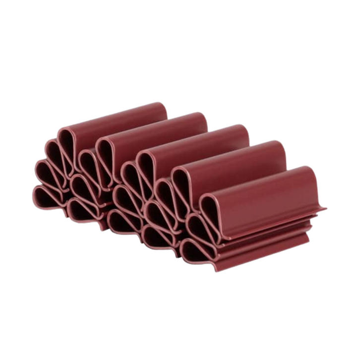 40 PVC Stiprinājumu Iepakojums Žoga Lamiļu Piestiprināšanai, 47,5 mm, RAL8011 (Brūns)