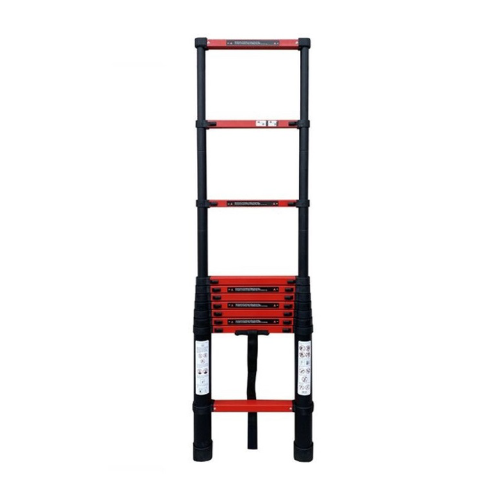 Telescopic Ladder BAUSWERN 13 steps, 3,8 m