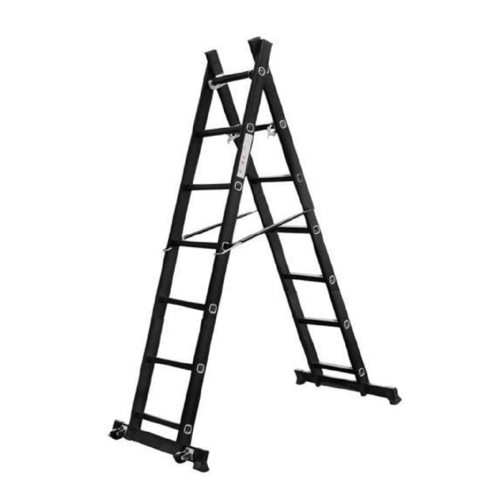 Aluminium Scaffolding Ladders BAUSWERN 2x7