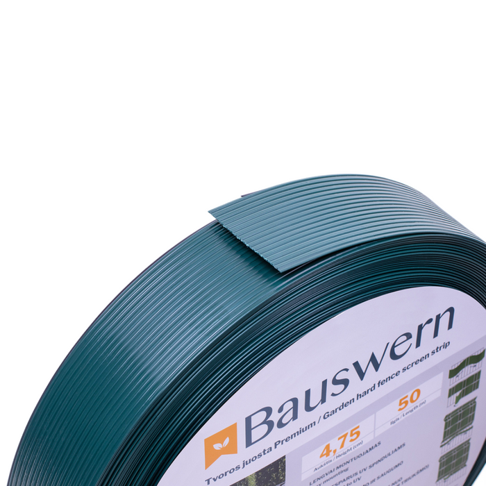 Bauswern Premium PP Žoga Lamiles 50 x 0,0475 m (700 g/m²) RAL6005 (Zaļš)
